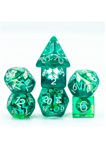 DICE 7-set: Jade Dragon Eye